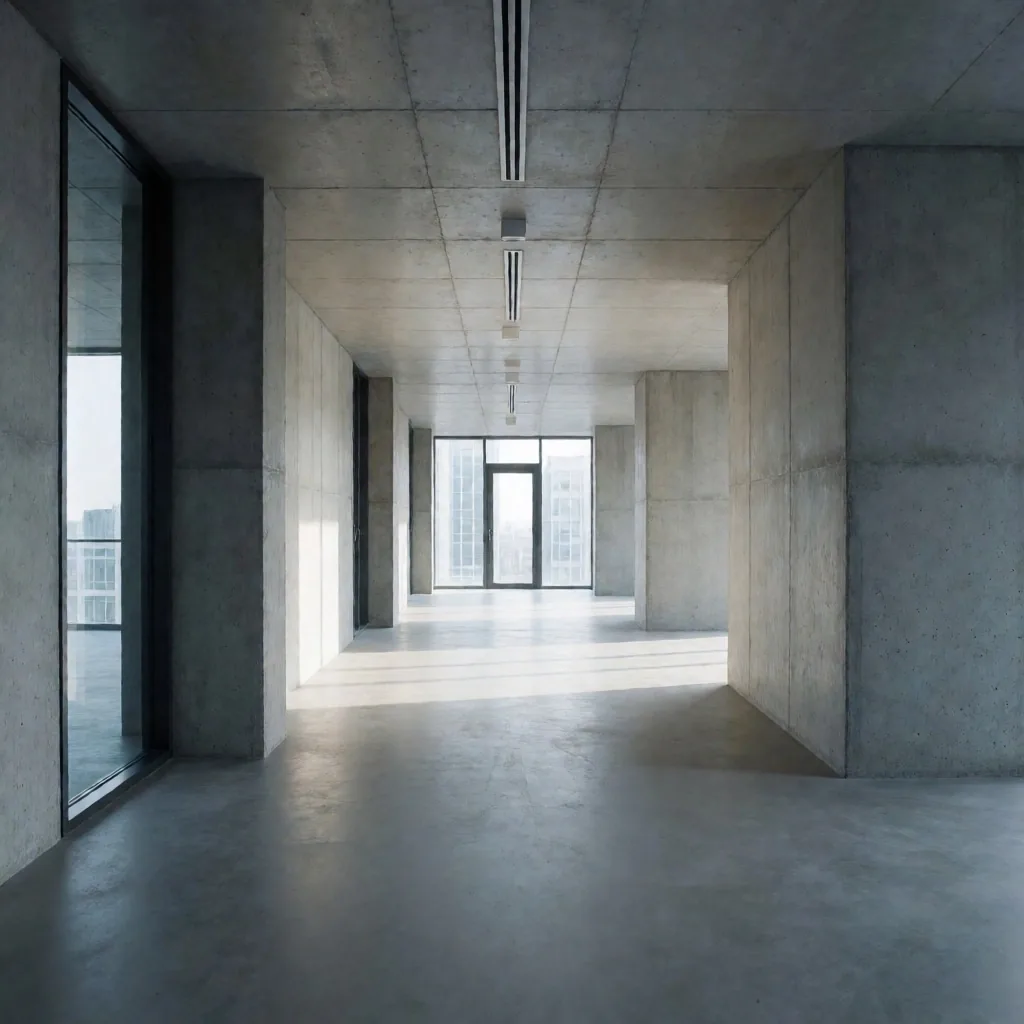Modern bir İstanbul ofis koridoru